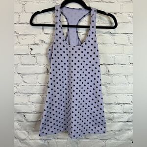 Lululemon Cool Racerback, high‎ noon dot lilac/black size tag was removed